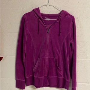 Tekgear Velour hot pink work out jacket Med in VGC